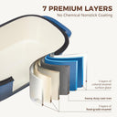 Enameled Cast Iron Bread Loaf Pan with Lid (9×5)