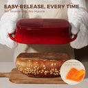 Enameled Cast Iron Bread Loaf Pan with Lid (9×5)