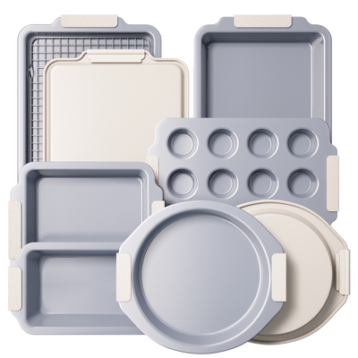 Ceramic Nonstick Bakeware Set (9-Piece)