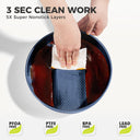 Diamond texture nonstick bakeware set with nine essential pieces for everyday baking and oven cooking