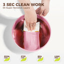 Diamond texture nonstick bakeware set with nine essential pieces for everyday baking and oven cooking