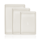 Ceramic Baking Sheet Pan Set with Diamond Texture (3-Piece)