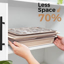 Essential nonstick bakeware set, 10-piece carbon steel baking pans with wider grips, rose gold