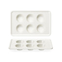 Diamond Texture Ceramic Muffin Pan, 6-Cup (2-Pack)