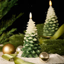 Christmas Tree Flameless Candles, 7.3" x 3.5" (2-Pack)