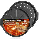 Pizza Pan with Holes, 12 Inch (2-Pack)