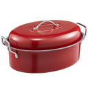 Turkey Roasting Pan with Rack and Lid, 18 Inch for 20 Lb Turkey