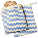 Reusable Beeswax Bread Bags, Large 17x12.6" (2-Pack)
