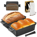 2-in-1 Cast Iron Loaf Pan with Lid, 9x5 Inch