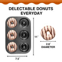 Donut Pan, Upgraded Deepened 6-Cavity (2-Pack)