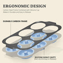 Silicone Donut Pan with Metal Frame 3.35 Inch