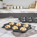 Jumbo Muffin Pan, 6-Cup, 3.5" Diameter (2-Pack)