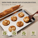 Stainless Steel Baking Sheet Pan Set, 9/12/16 Inch (3-Pack)