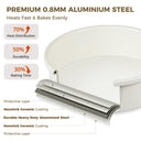 Diamond Texture Ceramic Cake Pan, 9 Inch (2-Pack)