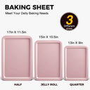 Baking Sheet Set with Wider Grips (3-Piece)