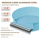 Diamond Texture Ceramic Cake Pan, 9 Inch (2-Pack)