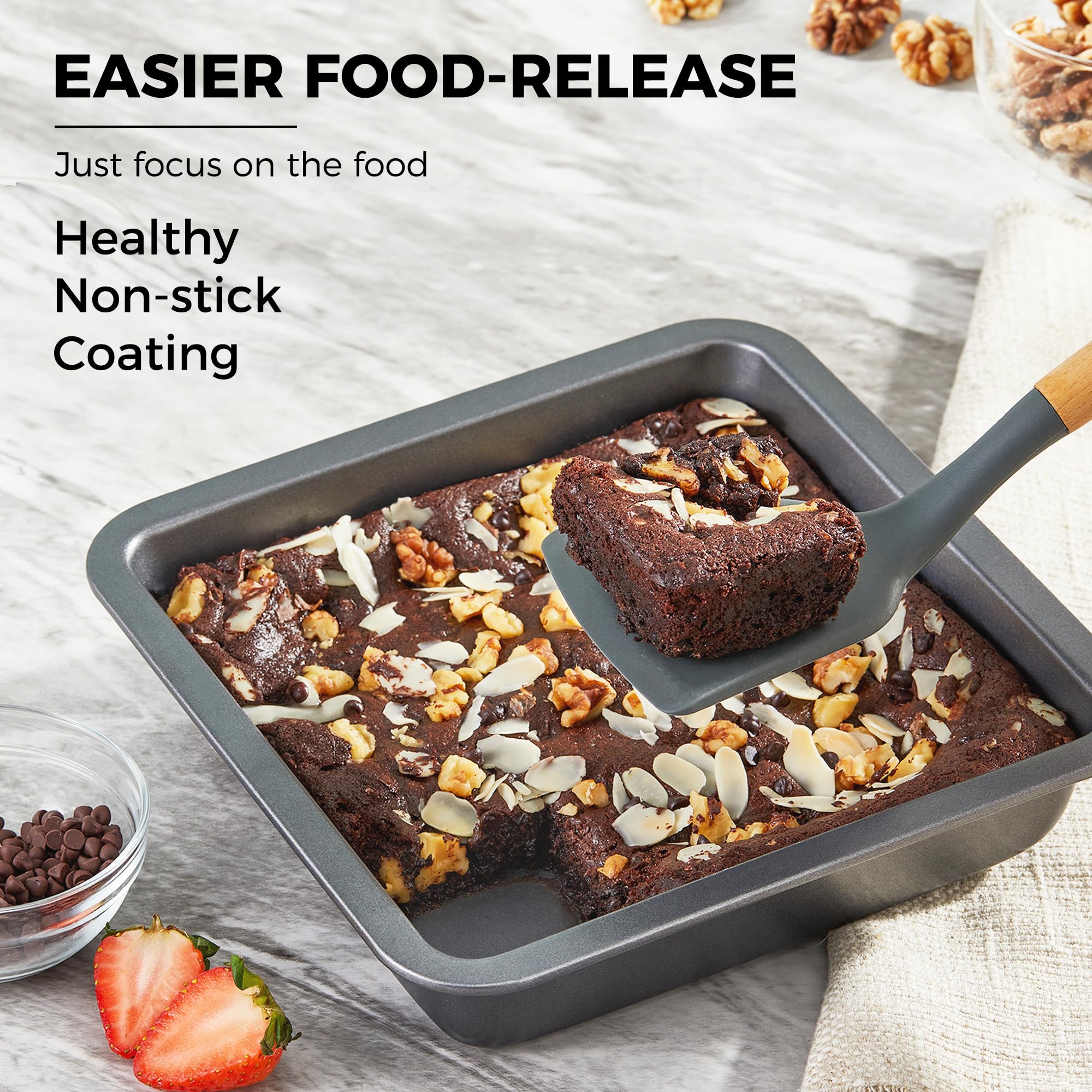 8×8 Nonstick Square Baking Pans (2-Pack)