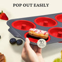 Silicone Donut Pan with Metal Frame 3.35 Inch
