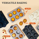 6 Cup Jumbo Ceramic Muffin Pan