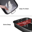 Extra Large Lasagna Pan, 3 Inch Deep, 15.7x11 Inch