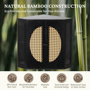Rattan Corner Bread Box, Extra Large Bamboo