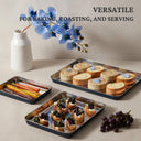 Stainless Steel Baking Sheet Pan Set, 9/12/16 Inch (3-Pack)