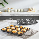 Muffin Pan with 500 Cupcake Liners, 12-Cup (2-Pack)