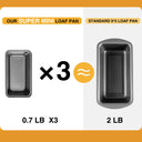 Mini Loaf Pan, 6 x 3.3 x 2 Inch Small Bread Tin (6 Pack)