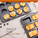 Muffin Pan 12-Cup & Mini Loaf Pan 8-Cavity Combo Set