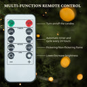 Christmas Tree Flameless Candles with String Lights & Remote, 6.7" x 5.2" (2-Pack)