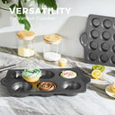 Jumbo Muffin Pan, 6-Cup, 3.5" Diameter (2-Pack)