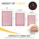 Baking Sheet Pan Set with Diamond Texture (3-Piece)