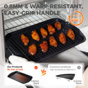 Baking Pans Set with Wave Texture, 0.8mm Thick (9-Piece)