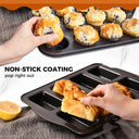 Muffin Pan 12-Cup & Mini Loaf Pan 8-Cavity Combo Set