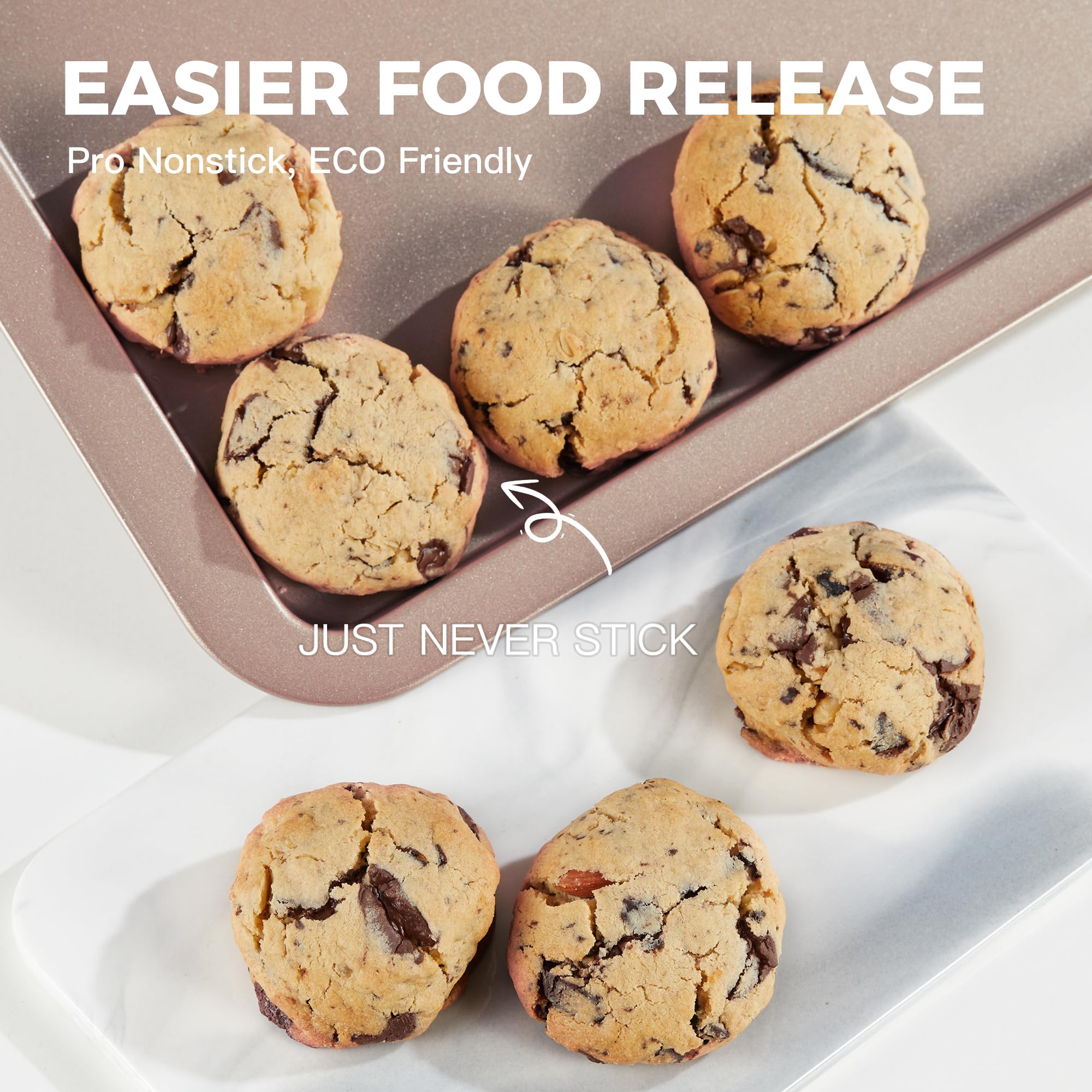 Baking Sheet Set with Wider Grips (3-Piece)