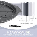 Pizza Pan with Holes, 12 Inch (2-Pack)