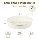 Diamond Texture Ceramic Cake Pan, 9 Inch (2-Pack)