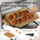 Baking Pans Set with Wave Texture, 0.8mm Thick (9-Piece)