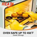 Donut Pan, Upgraded Deepened 6-Cavity (2-Pack)