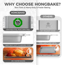 Baking Sheet Pan Set with Clear Coating, TÜV Certified (3-Pack)