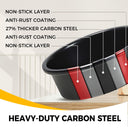 Round Cake Pan, 6 Inch with 30 Parchment Papers (3-Pack)