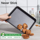 Toaster Oven Pan, 1/8 Sheet Pan, 9.7x7.5 (2-Pack)