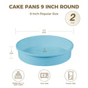 Diamond Texture Ceramic Cake Pan, 9 Inch (2-Pack)