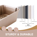 Meatloaf Pan with Drain Tray, 9 x 5 Loaf Pan with Insert