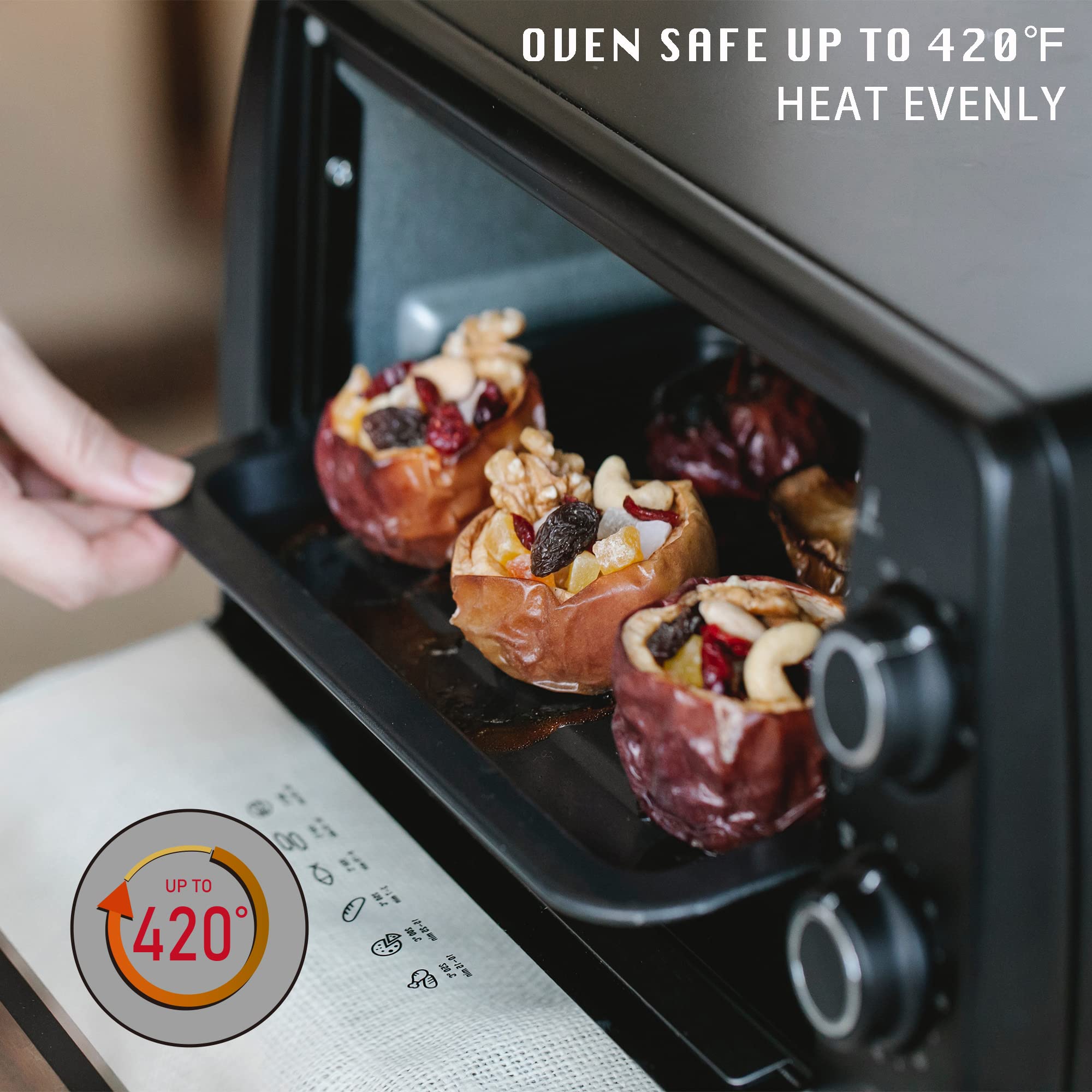 Quarter Sheet Pan with Wider Grips, 13.8 x 9.8 (2-Pack)