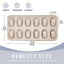 Madeleine Pan, 12-Cavity Shell Shape (2-Pack)