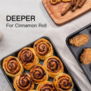 Toaster Oven Pan, 1/8 Sheet Pan, 9.7x7.5 (2-Pack)