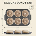 Silicone Donut Pan with Metal Frame 3.35 Inch