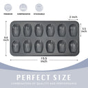 Madeleine Pan, 12-Cavity Shell Shape (2-Pack)