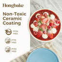 Diamond Texture Ceramic Cake Pan, 9 Inch (2-Pack)